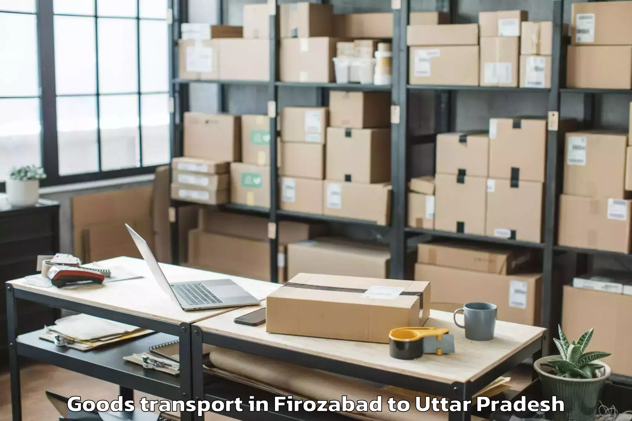 Book Firozabad to Handiya Goods Transport Online